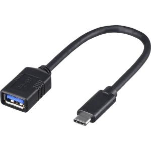 バッファロー（サプライ） USB3.1 Gen1変換ケーブル（Aメス to C） 0.15m ブラック BSUAMC311015BK｜buzzhobby2