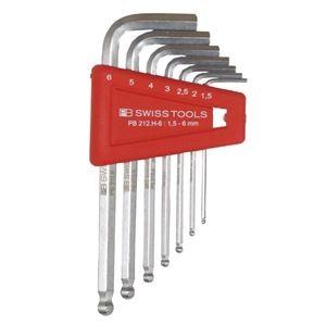 PB SWISS TOOLS 212H-6 ボール付六角棒レンチセット（パックナシ）｜buzzhobby2