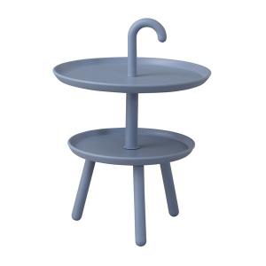 サイドテーブル ミニテーブル 直径42cm 円形 ブルー Kukka クッカ 組立品 リビング ダイニング インテリア家具｜buzzhobby2