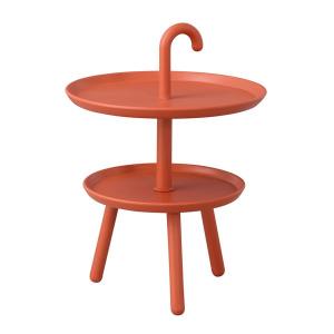 サイドテーブル ミニテーブル 直径42cm 円形 オレンジ Kukka クッカ 組立品 リビング ダイニング インテリア家具｜buzzhobby2