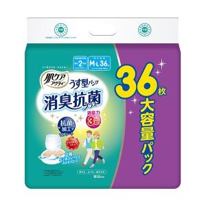 日本製紙クレシア 肌ケア アクティうす型パンツ 消臭抗菌プラス M-L 1パック(36枚)｜buzzhobby2