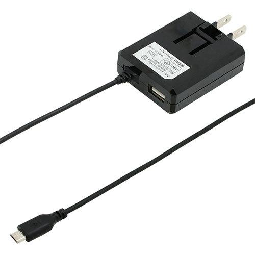 wantobe microUSB AC充電器1ポート2.4A 1.8m K WMAC24A1U18K