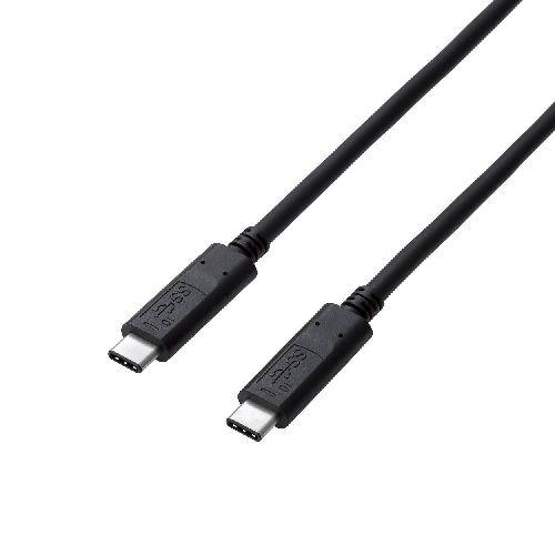 エレコム USB3.1ケーブル(認証品、C-C) 1m ブラック USB3-CCP10NBK