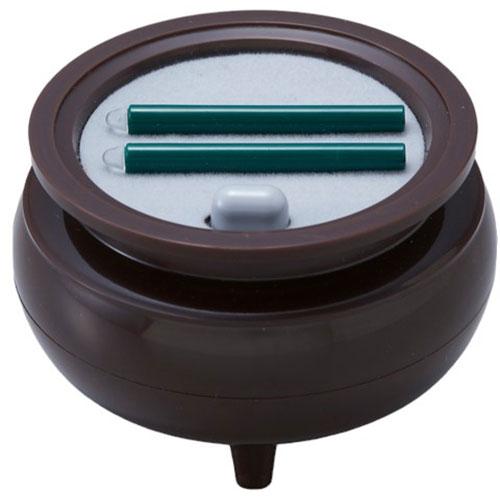 スマイルキッズ 自動消灯横置きの安心のお線香ミニ ブラウン ASE-5212DB