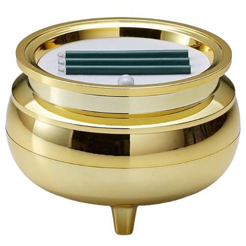 スマイルキッズ 自動消灯横置き安心のお線香(中) ゴールド ASE-4214GD