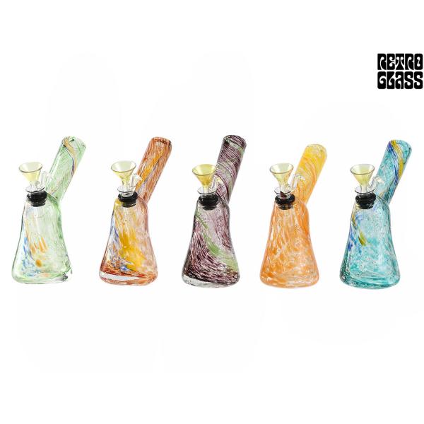 RETRO GLASS PISTOL GRIP BONG レトログラス グローインザダーク ピストル...