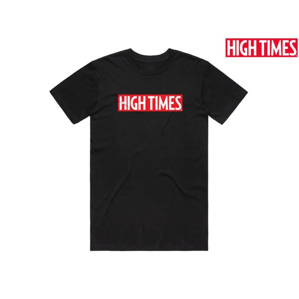 HIGH TIMES LOGO T SHIRT ハイタイムズ ロゴ Tシャツ BLACK