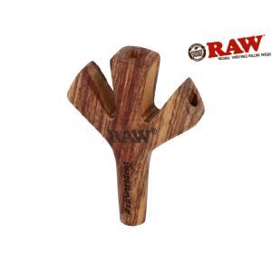 RAW TRIDENT WOODEN CIGAR HOLDER ロウ 木製シガレットホルダー 3穴 キングサイズ｜buzzmontage