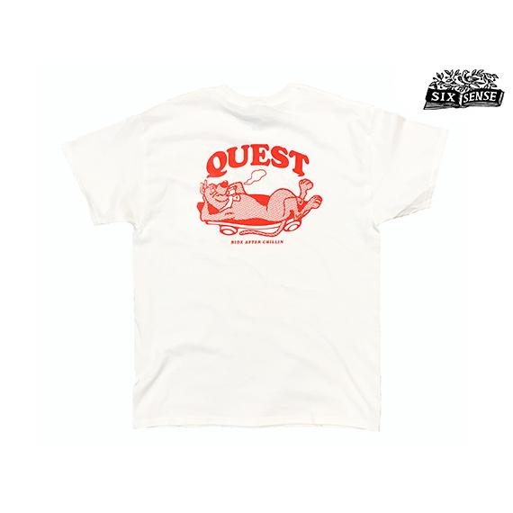 SIXSENSE シックスセンス QUEST ポケットTシャツ ホワイト