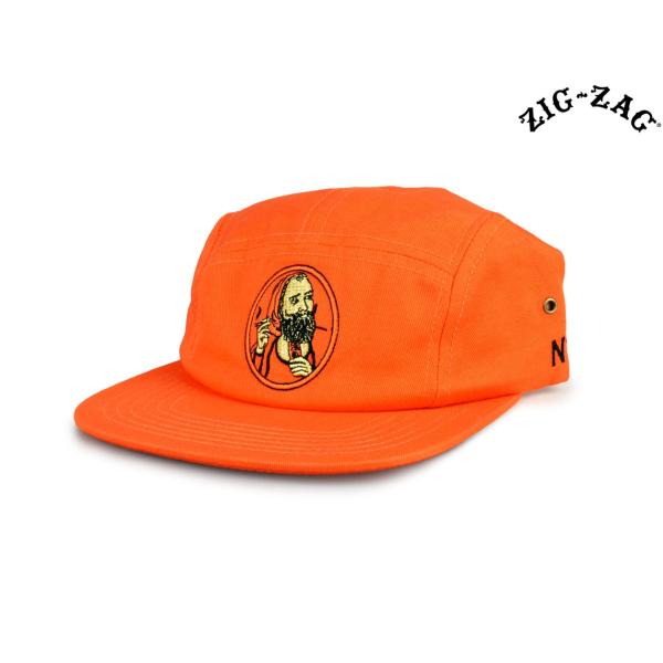 ZIG ZAG ジグザグ オフィシャル キャンパー キャップ 帽子 オレンジ