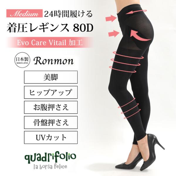 日本製 着圧レギンス レディース スパッツ 脚やせ 肌に優しい アロエベラ ホホバオイル ビタミンE...