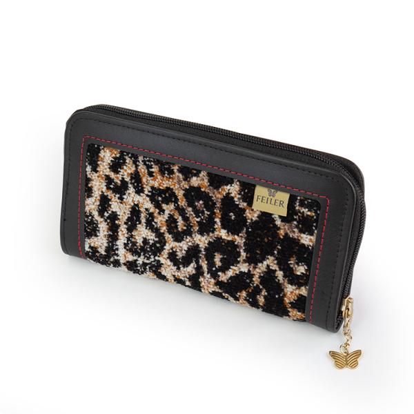 訳あり FEILER フェイラー ラウンドジップ 長財布 D95691 SAFARI シュニール織 ...