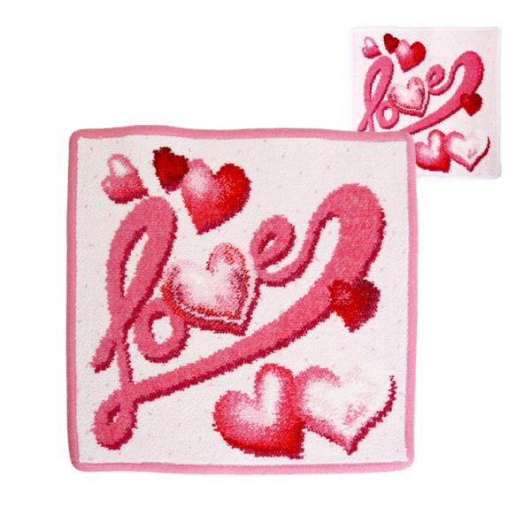 FEILER フェイラー ハンドタオル inlove ハート ローズ ハンカチ レディース　大人 女...