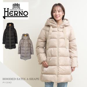 【美品】HERNO ダウンコート ヘルノ HERNO ヘルノ レディース ダウンコート フード付き ニット