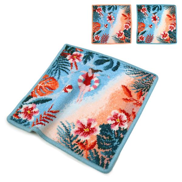 FEILER フェイラー ハンドタオル Playa Tropical ハンカチ レディース 大人 女...