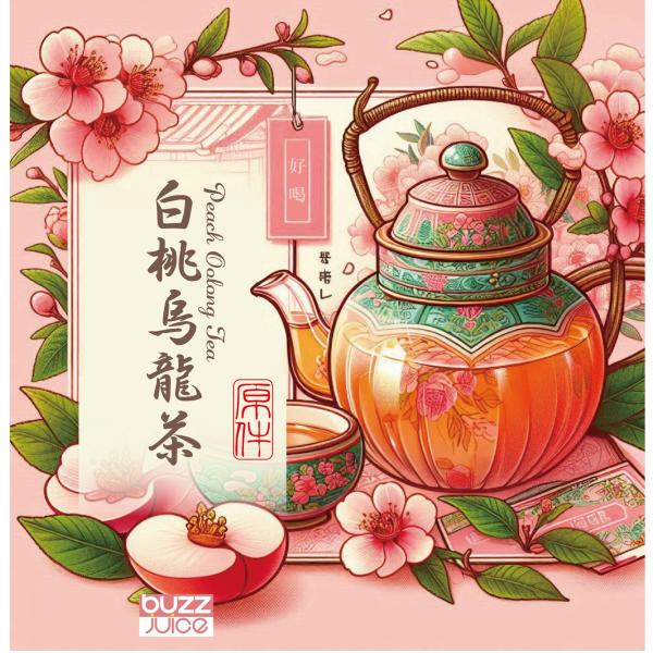 buzz juice 白桃烏龍茶 60ml バズジュース ピーチウーロン フレーバー vape べイ...
