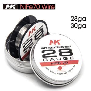 NK NiFe70 ワイヤー 30ft 28ga 30ga ニッケル鉄 Ni70:Fe30 ビルド ワイヤー コイル 温度管理 TC TCR TEMP vape べイプ 電子タバコ RBA RTA RDTA RDA 高品質