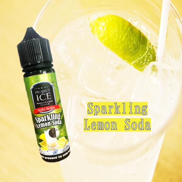 PROJECT ICE Premium E-liquid Sparkling Lemon Soda ...