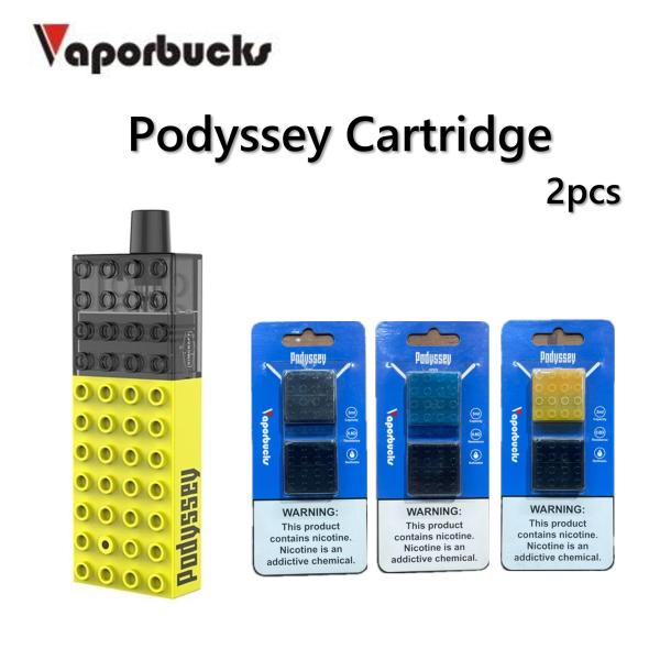 Vaporbucks Podyssey Cartridge 2個入り 0.8Ω 3ml ポデッセイ ...