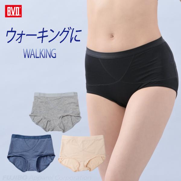 ショーツ パンツ レディース  LL 吸水速乾 クロスサポート ウォーキング 1分丈 お腹抑え 大き...