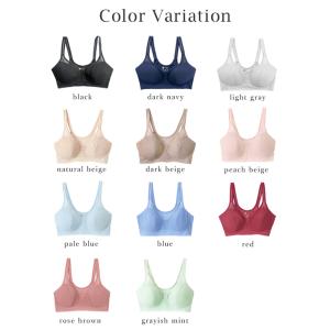涼ブラ ノンワイヤーブラ ハーフトップ S〜L...の詳細画像2