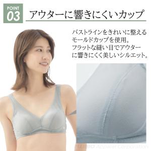ブラジャー 涼しい ハーフトップ 綿100% ...の詳細画像4