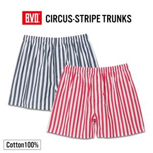 BVD サーカスストライプ トランクス Cotton100% （M/L/XL）｜B.V.D.e-shop メーカー直営店