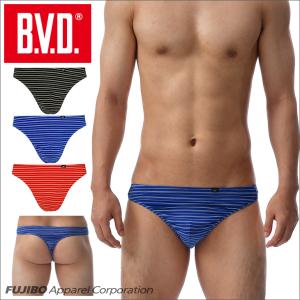 B.V.D. Tバック MLLL ミニマルボーダー gr183g 下着 男性 bvd 肌着 パンツ ビキニ ブリーフ セクシー｜B.V.D.e-shop メーカー直営店