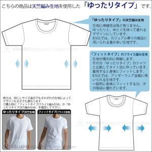 インナー シャツ メンズ Vネック 2枚組 b...の詳細画像5