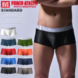 ボクサーパンツ ローライズ BVD POWERATHLETE パワーアスリート スタンダード SMLLL 吸水速乾 スポーツ アンダーウェア インナー bvd メンズ 下着 男性｜B.V.D.e-shop メーカー直営店