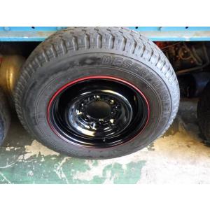 13インチ 社外アルミ ホイール タイヤ 4本セット メーカー不明 13×4J