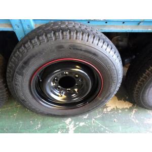 13インチ 社外アルミ ホイール タイヤ 4本セット メーカー不明 13×4J