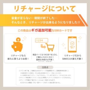 チャージ可能!【送料無料】50GB/180日 ...の詳細画像2