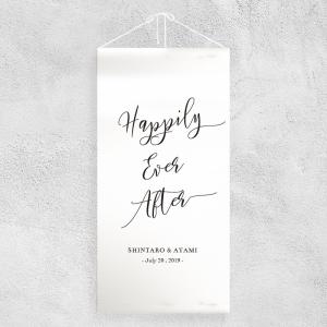 Mサイズ 選べるデザイン ウェディングタペストリー ブラック