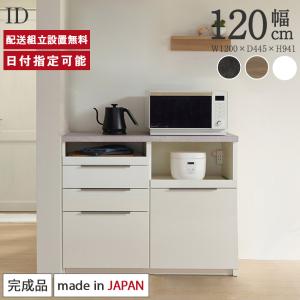 パモウナ カウンター 幅120cm 奥行50cm 高さ94cm ID 下台販売 完成品 