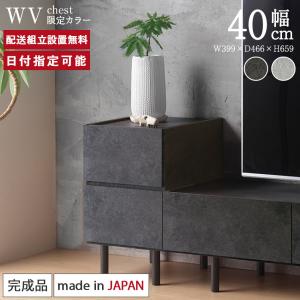 パモウナ 【開梱設置付き】 Pamouna チェスト WV-60 幅60 2段 日本製