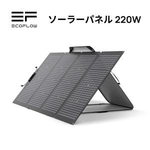ソーラーパネル 220W EcoFlow 両面受光 太陽光チャージャー エコフロー ポータブル電源 ソーラー充電 折り畳み 蓄電池｜byereach