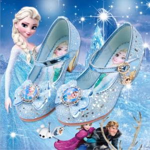 エルサ 子供靴 カートゥーン フォマール靴 女の子