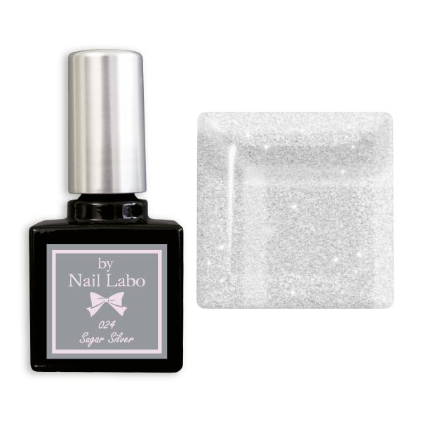 バイ ネイルラボ カラージェル 024 シュガーシルバー