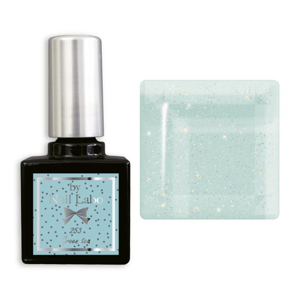 【アウトレット】ネイルラボ カラージェル 253 グリーンティー 7g | 日本製 マニキュアタイプ