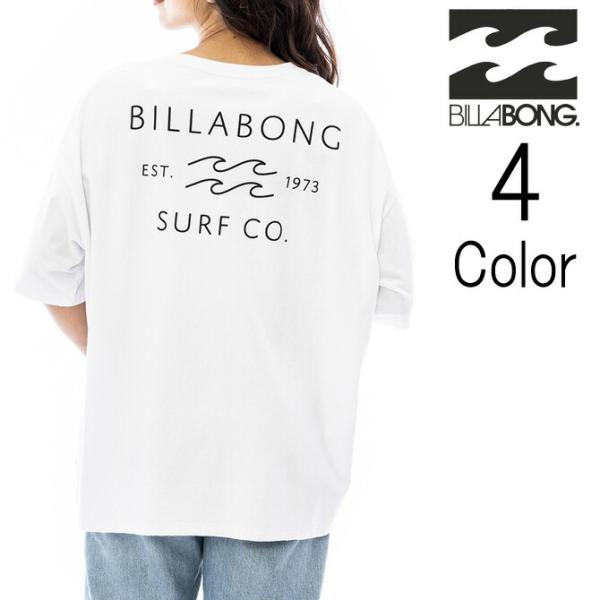 ビラボン レディース CLEAN LOGO LOOSE SS TEE ロゴ Ｔシャツ bd01324...