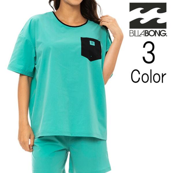 ビラボン Billabong レディース ADIV UTILITY WOVEN S/S TEE UV...