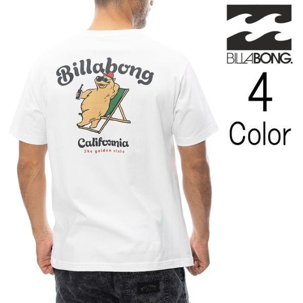 ビラボン Billabong メンズ CALI BEAR ショートTシャツ be011223