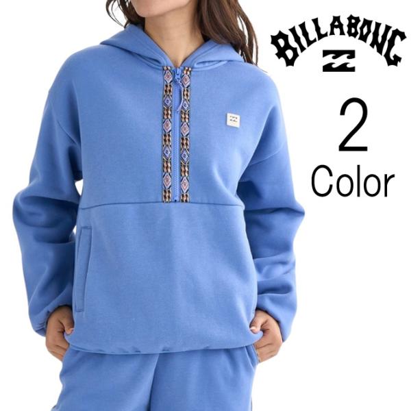 ビラボン Billabong レディース  ADIV FLEECE HALF ZIP PARKA セ...