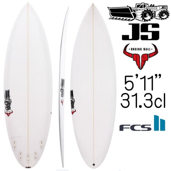 JS サーフボード レイジングブル オッキー モデル 5'11"×19 1/2"×2 9/16" 3...