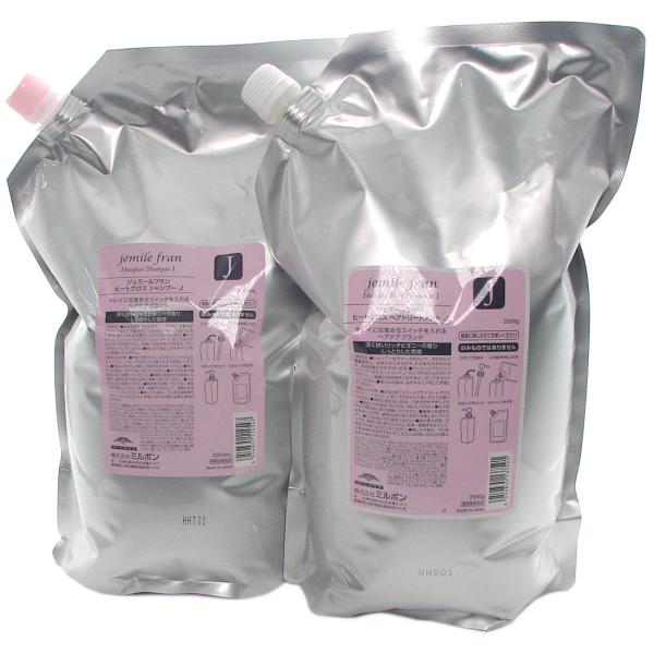 ミルボン ジェミールフラン ヒートグロス シャンプーJ 2500ｍｌ 詰替 &amp; トリートメントJ 2...