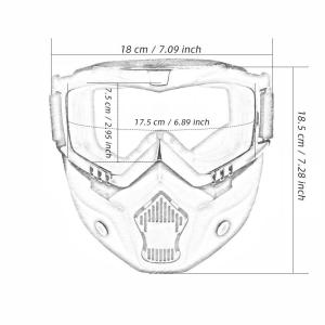 フェイスガード ジェットスキー スキー スノー...の詳細画像1