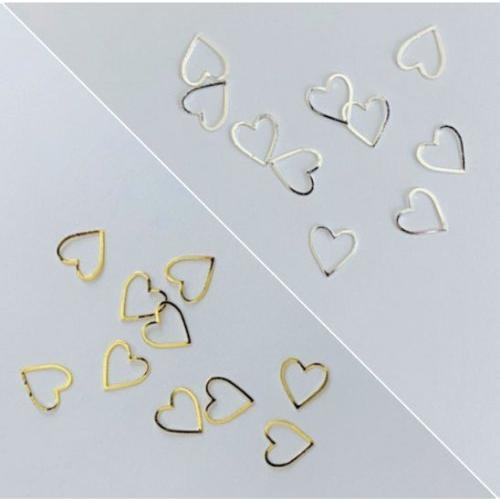 クリエイティブフレーム エッジフレーム ハート ゴールド/シルバー 10個入