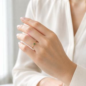 18金 指輪 レディース リング シンプル 誕...の詳細画像2