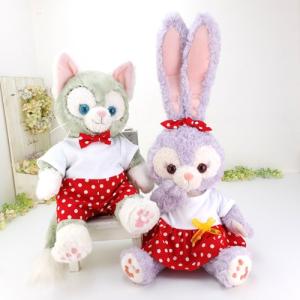 ステラルー ジェラトーニ 服 コスチューム ぬいぐるみ用 洋服 手作り 赤水玉 ペアセット 386slj Cds386slj カントリー雑貨コットンバニー 通販 Yahoo ショッピング